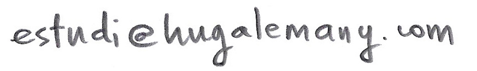 HUG ALEMANY, e-mail: estudi@hugalemany.com